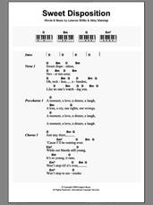 Cover icon of Sweet Disposition sheet music for piano solo (chords, lyrics, melody) by The Temper Trap, Abby Mandagi and Lorenzo Sillitto, intermediate piano (chords, lyrics, melody)