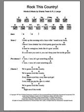 Cover icon of Rock This Country! sheet music for guitar (chords) by Shania Twain and Robert John Lange, intermediate skill level