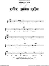 Cover icon of Zoot Suit Riot sheet music for piano solo (chords, lyrics, melody) by Cherry Poppin' Daddies and Steve Perry, intermediate piano (chords, lyrics, melody)