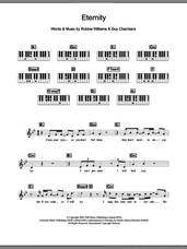Cover icon of Eternity sheet music for piano solo (chords, lyrics, melody) by Robbie Williams and Guy Chambers, intermediate piano (chords, lyrics, melody)