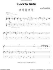 Cover icon of Chicken Fried sheet music for guitar solo (chords) by Zac Brown Band, Wyatt Durrette and Zac Brown, easy guitar (chords)