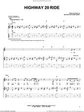 Cover icon of Highway 20 Ride sheet music for guitar solo (chords) by Zac Brown Band, Wyatt Durrette and Zac Brown, easy guitar (chords)