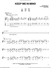 Cover icon of Keep Me In Mind sheet music for guitar solo (chords) by Zac Brown Band, Nic Cowan, Wyatt Durrette and Zac Brown, easy guitar (chords)