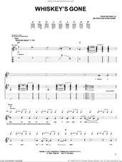 Cover icon of Whiskey's Gone sheet music for guitar solo (chords) by Zac Brown Band, Wyatt Durrette and Zac Brown, easy guitar (chords)