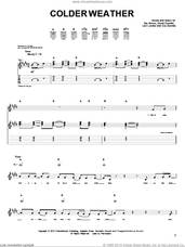 Cover icon of Colder Weather sheet music for guitar solo (chords) by Zac Brown Band, Coy Bowles, Levi Lowery, Wyatt Durrette and Zac Brown, easy guitar (chords)