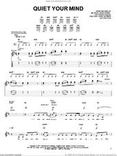 Cover icon of Quiet Your Mind sheet music for guitar solo (chords) by Zac Brown Band, Chris Fryar, Clay Cook, Jimmy De Martini, John Driskell Hopkins, John Hopkins, Wyatt Durrette and Zac Brown, easy guitar (chords)