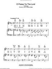 Cover icon of O Praise Ye The Lord sheet music for voice, piano or guitar  and Henry Williams Baker, intermediate skill level