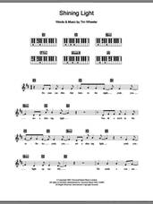 Cover icon of Shining Light sheet music for piano solo (chords, lyrics, melody) by Tim Wheeler, intermediate piano (chords, lyrics, melody)