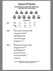 Cover icon of Sound Of Drums sheet music for guitar (chords) by Kula Shaker, Alonza Bevan, Crispian Mills, Jay Darlington and Paul Winter-Hart, intermediate skill level