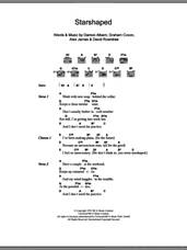 Cover icon of Starshaped sheet music for guitar (chords) by Blur, Alex James, Damon Albarn, David Rowntree and Graham Coxon, intermediate skill level