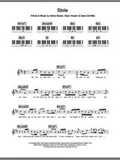 Cover icon of Stole sheet music for piano solo (chords, lyrics, melody) by Kelly Rowland, Dane Deviller, Sean Hosein and Steve Kipner, intermediate piano (chords, lyrics, melody)