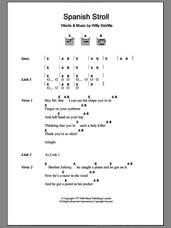 Cover icon of Spanish Stroll sheet music for guitar (chords) by Willy DeVille, intermediate skill level