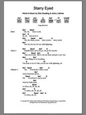 Cover icon of Starry Eyed sheet music for guitar (chords) by Ellie Goulding and Jonny Lattimer, intermediate skill level