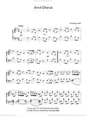 Cover icon of Anvil Chorus (from Il Trovatore) sheet music for piano solo by Giuseppe Verdi, classical score, easy skill level