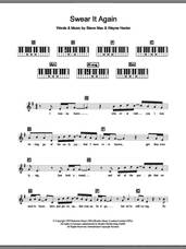 Cover icon of Swear It Again sheet music for piano solo (chords, lyrics, melody) by Westlife, Steve Mac and Wayne Hector, intermediate piano (chords, lyrics, melody)