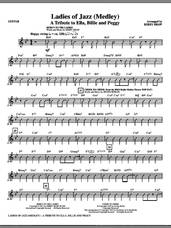 Cover icon of Ladies Of Jazz (Medley) (complete set of parts) sheet music for orchestra/band (Rhythm) by Kirby Shaw, Billie Holiday, Ella Fitzgerald and Peggy Lee, intermediate skill level