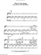 Cover icon of This Is Your Song sheet music for voice, piano or guitar by Ronan Keating and Steve Mac, intermediate skill level
