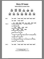 Cover icon of Story Of Isaac sheet music for guitar (chords) by Leonard Cohen, intermediate skill level
