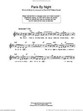 Cover icon of Paris By Night sheet music for voice and other instruments (fake book) by Jacques La Rue and M.Phillipe-Gerard, intermediate skill level