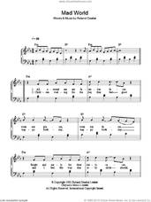 Cover icon of Mad World sheet music for piano solo by Gary Jules and Roland Orzabal, easy skill level