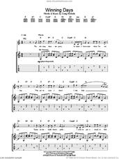 Cover icon of Winning Days sheet music for guitar (tablature) by The Vines and Craig Nicholls, intermediate skill level