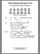 Cover icon of Tain't Nobody's Biz-Ness If I Do sheet music for guitar (chords) by Bessie Smith, Everett Robbins and Porter Grainger, intermediate skill level