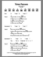 Cover icon of Time Passes sheet music for guitar (chords) by Paul Weller, intermediate skill level