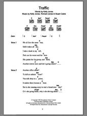 Cover icon of Traffic sheet music for guitar (chords) by Stereophonics, Kelly Jones, Richard Jones and Stuart Cable, intermediate skill level