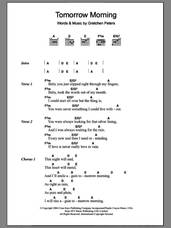 Cover icon of Tomorrow Morning sheet music for guitar (chords) by Gretchen Peters, intermediate skill level