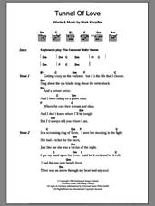 Cover icon of Tunnel Of Love sheet music for guitar (chords) by Dire Straits and Mark Knopfler, intermediate skill level