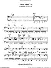 Cover icon of The Story Of Us sheet music for voice, piano or guitar by Taylor Swift, intermediate skill level