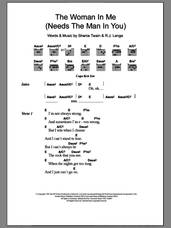 Cover icon of The Woman In Me (Needs The Man In You) sheet music for guitar (chords) by Shania Twain and Robert John Lange, intermediate skill level