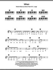 Cover icon of When sheet music for piano solo (chords, lyrics, melody) by Shania Twain, intermediate piano (chords, lyrics, melody)