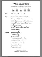 Cover icon of When You're Gone sheet music for guitar (chords) by Bryan Adams, intermediate skill level