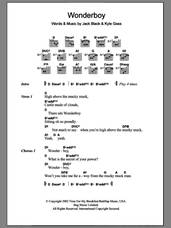 Cover icon of Wonderboy sheet music for guitar (chords) by Tenacious D, The White Stripes, Jack Black and Kyle Gass, intermediate skill level