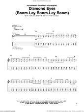 Cover icon of Diamond Eyes (Boom-Lay Boom-Lay Boom) sheet music for guitar (tablature) by Shinedown, Brent Smith, Eric Bass and Zachary Myers, intermediate skill level