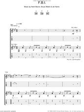 Cover icon of F.B.I. sheet music for guitar (tablature) by The Shadows, Bruce Welch, Hank Marvin and Jet Harris, intermediate skill level