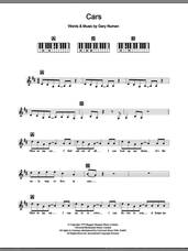 Cover icon of Cars sheet music for piano solo (chords, lyrics, melody) by Gary Numan, intermediate piano (chords, lyrics, melody)