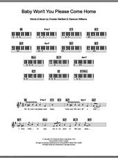 Cover icon of Baby Won't You Please Come Home sheet music for piano solo (chords, lyrics, melody) by Bessie Smith, Charles Warfield and Clarence Williams, intermediate piano (chords, lyrics, melody)