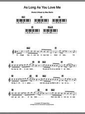 Cover icon of As Long As You Love Me sheet music for piano solo (chords, lyrics, melody) by Backstreet Boys, Martin Sandberg and Max Martin, intermediate piano (chords, lyrics, melody)