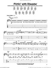 Cover icon of Flirtin' With Disaster sheet music for guitar solo (easy tablature) by Molly Hatchet, Banner Harvey Thomas, Danny Joe Brown and David Lawrence Hlubek, easy guitar (easy tablature)