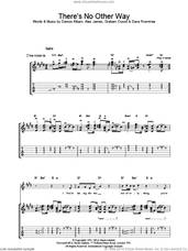 Cover icon of There's No Other Way sheet music for guitar (tablature) by Blur and Graham Coxon, intermediate skill level