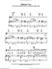 Cover icon of Without You sheet music for voice, piano or guitar by Lucie Silvas, Graham Kearns and Michael Peden, intermediate skill level