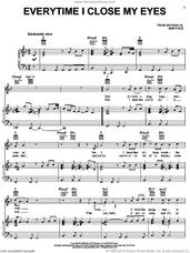 Cover icon of Everytime I Close My Eyes sheet music for voice, piano or guitar by Babyface and Kenny G, intermediate skill level