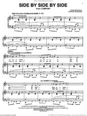 Cover icon of Side By Side By Side sheet music for voice and piano by Stephen Sondheim and Company (Musical), intermediate skill level