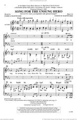 Song For The Unsung Hero sheet music download