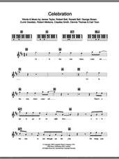 Cover icon of Celebration sheet music for piano solo (chords, lyrics, melody) by Kool And The Gang, Claydes Smith, Dennis Thomas, Earl Toon, Eumir Deodato, George Brown, James Taylor, Robert Bell, Robert Mickens and Ronald Bell, intermediate piano (chords, lyrics, melody)
