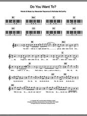 Cover icon of Do You Want To sheet music for piano solo (chords, lyrics, melody) by Franz Ferdinand, Alexander Kapranos and Nicholas McCarthy, intermediate piano (chords, lyrics, melody)