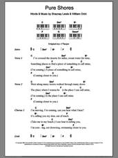 Cover icon of Pure Shores sheet music for piano solo (chords, lyrics, melody) by All Saints, Shaznay Lewis and William Orbit, intermediate piano (chords, lyrics, melody)