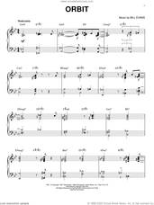 Cover icon of Orbit sheet music for piano solo by Bill Evans, intermediate skill level